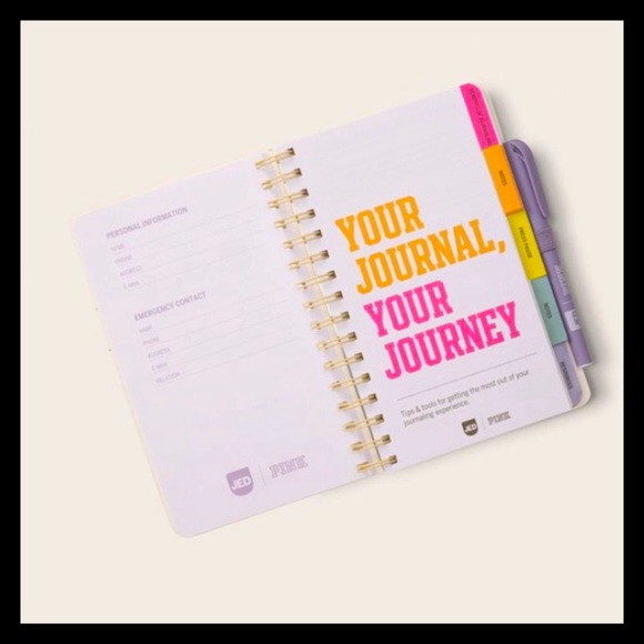 💕ⓅⒾⓃⓀ ⓋⓈ Wellness Journal NWT💕 - Picture 3 of 4